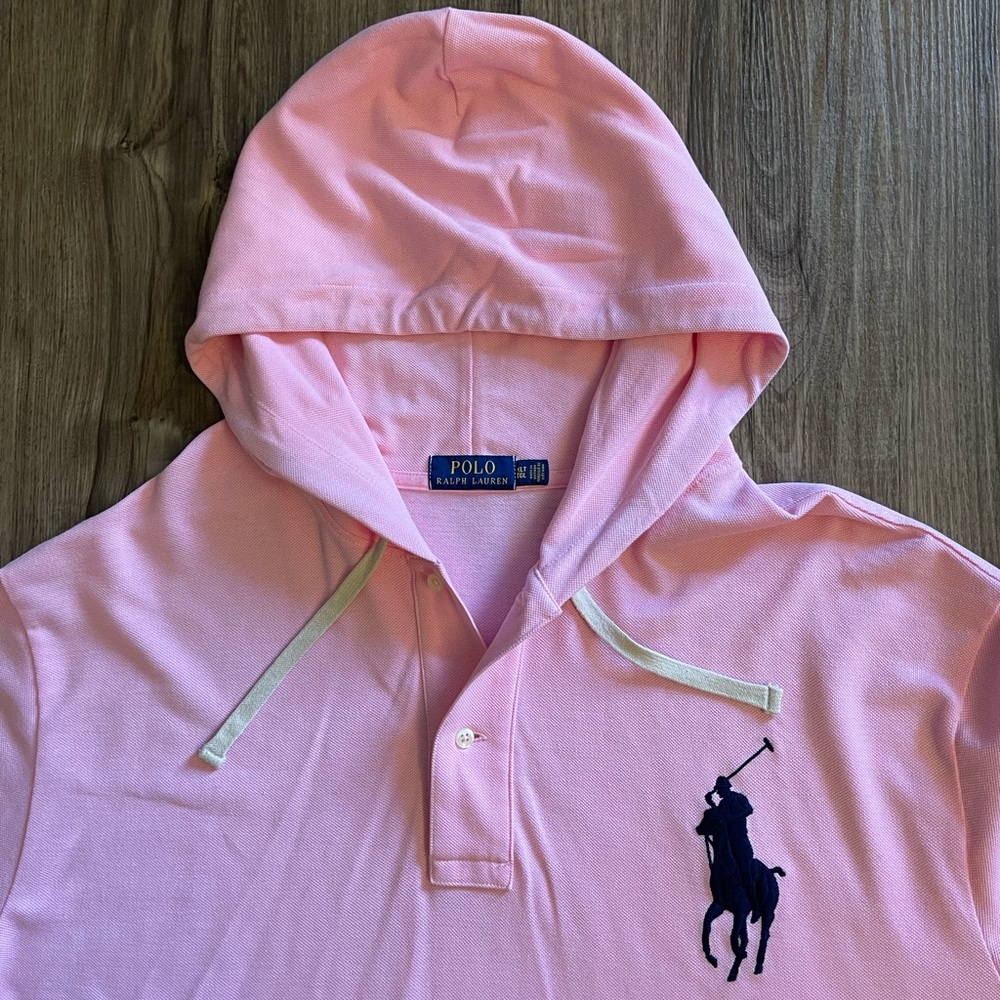 POLO | Mens BIG & TALL Quarter button up hoodie sz XLT